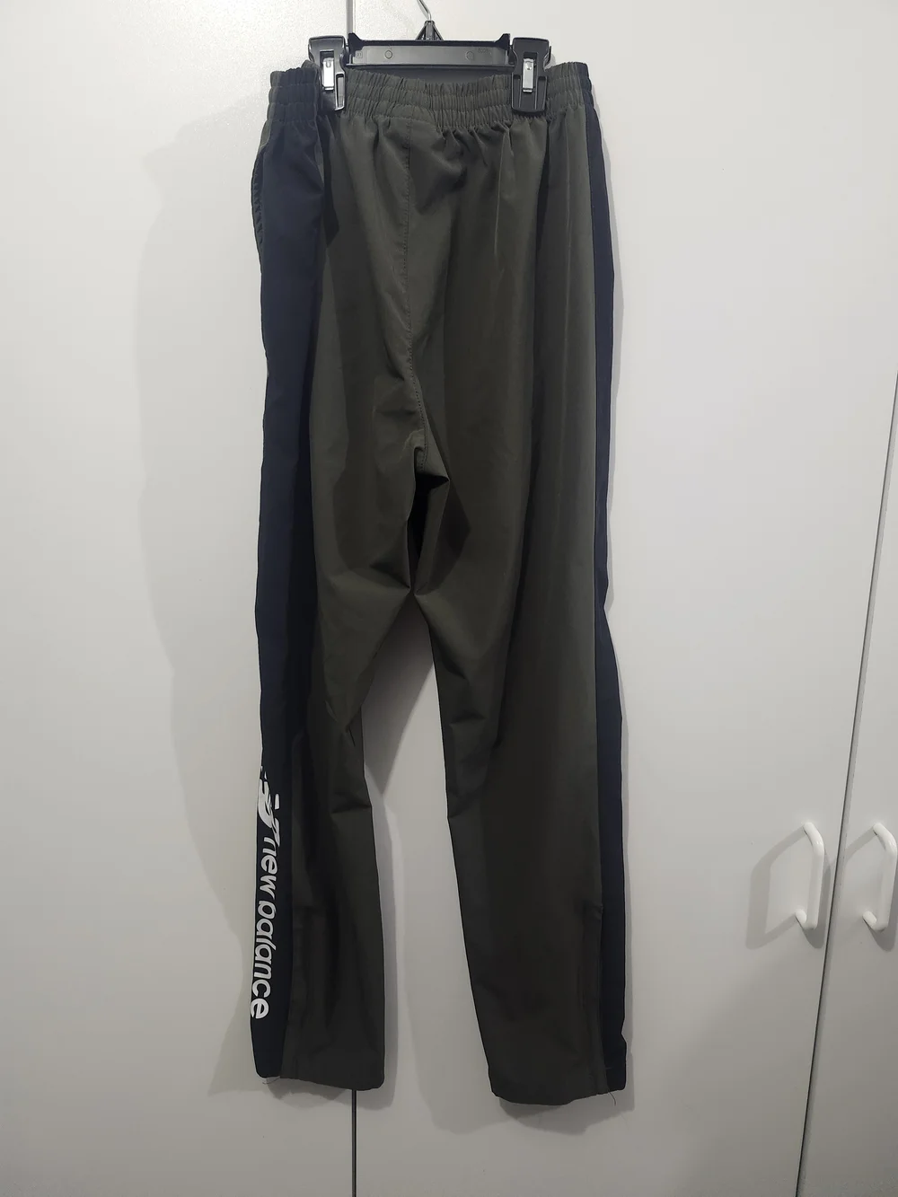 New Balance Olive Green & Black Track Joggers